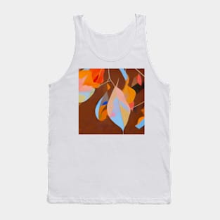 Pastel Autumn Leaves Tank Top